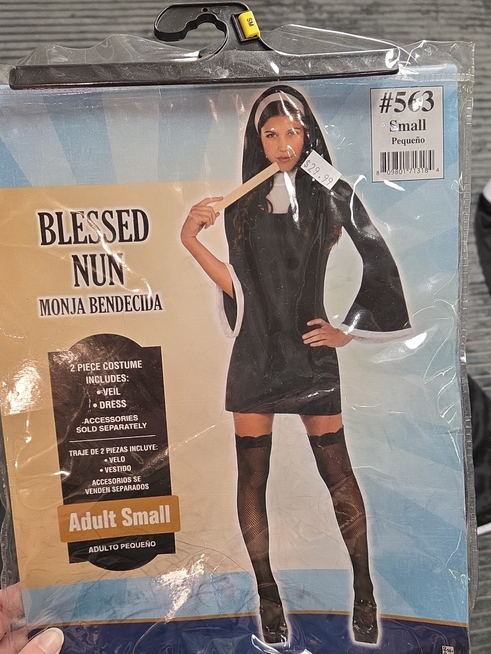 Amscan Blessed Nun Costume in Black and White